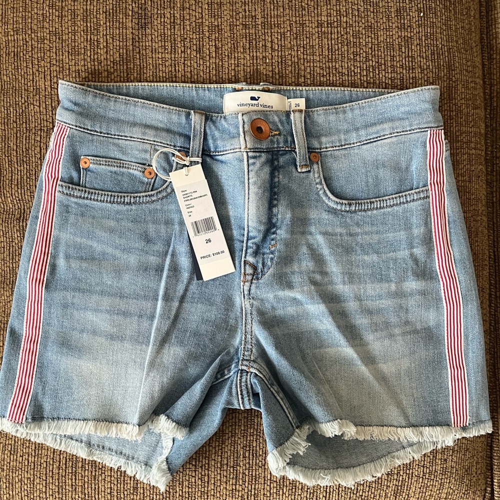 Vineyard Vines Light Blue Denim Shorts